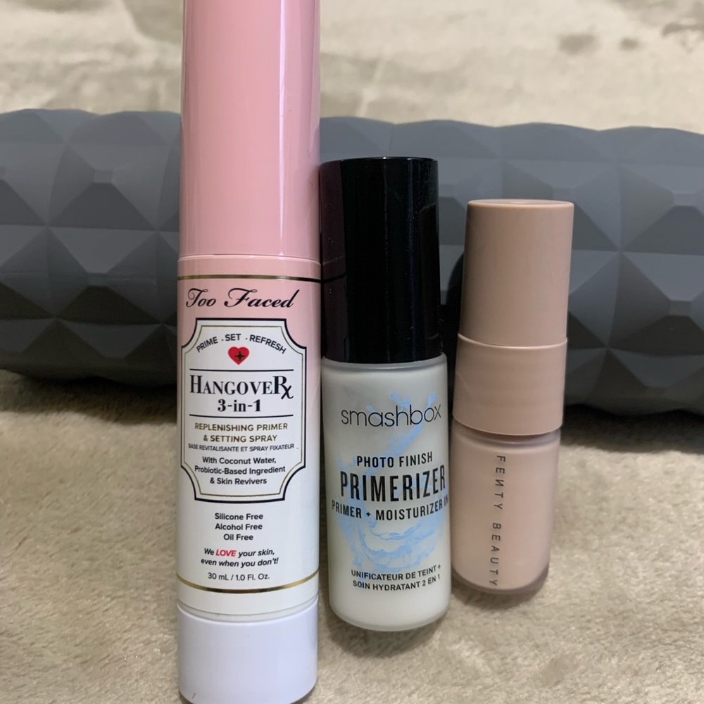 Primer Setting Spray Bundle Too Faced Fenty Beauty Smashbox NEW